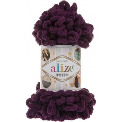 Alize Puffy 111 - tmavě fialová