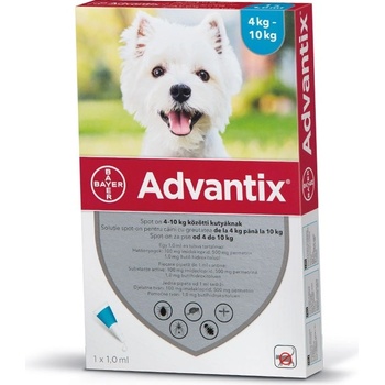 Advantix spot-on 4-10 kg 4 x 1 ml
