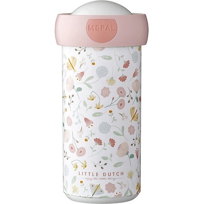 Little Dutch pohár s viečkom Kvety a motýle 300 ml LD107420065243