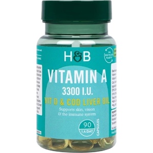 Holland & Barrett Vitamin A 3300 IU [90 Гел капсули]
