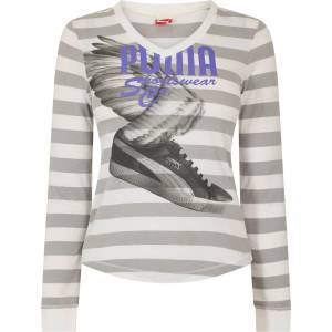 PUMA Дамска тениска Puma Ls Tee Womens - White
