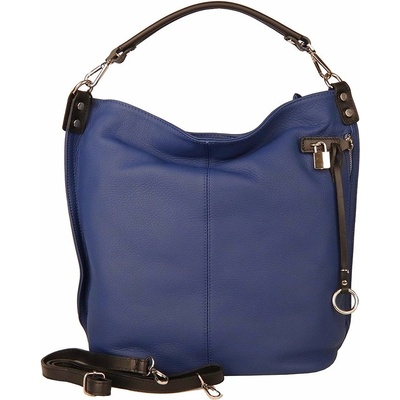 Gianni Conti Značková kožená kabelka na rameno i crossbody 706 modrá