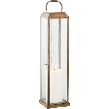 House Nordic Метален/стъклен фенер (височина 49 cm) Herslev - House Nordic (6409124)