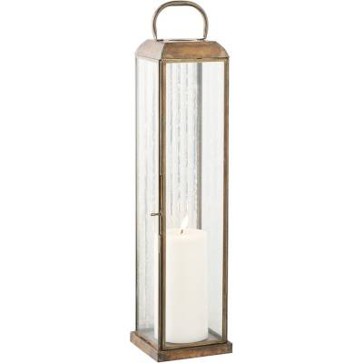 House Nordic Метален/стъклен фенер (височина 49 cm) Herslev - House Nordic (6409124)