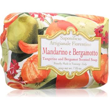 Saponificio Artigianale Fiorentino Tangerine and Bergamot Perfumed Soap естествен твърд сапун 200 гр