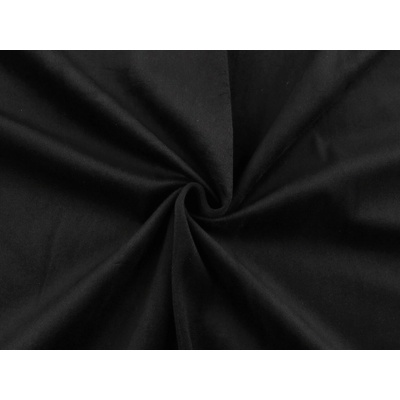 Samet / velvet hladký šíře 280 cm Varianta: 9 (245 g/m²) černá, Balení: 1 m