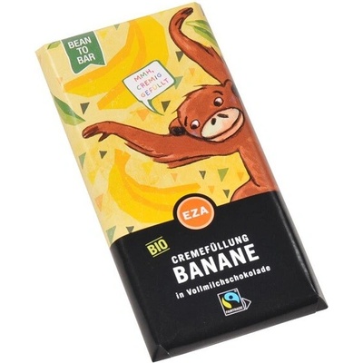 Eza Čokoláda mliečna s banánovou náplňou Bio 100 g