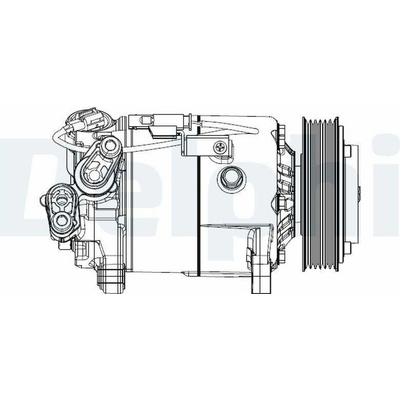 Kompresor, klimatizace DELPHI CS20500