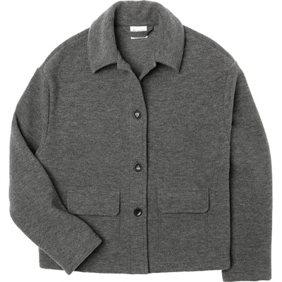 Engel Дамско вълнено яке Engel Women's Jacket Merino jacket - Lavagrau Melange - размер 38/40 (EU) (105-6876-0112)