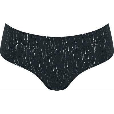 SLOGGI Dámske nohavičky ZERO FEEL 2.0 FESTIVE HIPSTER čierna strieborná
