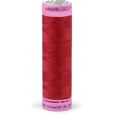 Stoklasa Polyesterové nitě návin 100 m Aspo Amann Balení: 5 ks, Varianta: 0629 Lipstick Red 0629 Lipstick Red