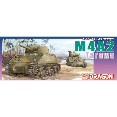 Dragon M4A2 Sherman Tarawa Model Kit tank 6062 1:35