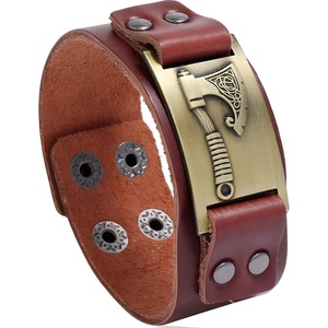 HARAHU Гривна Axe - Кафява / Златна KP34337