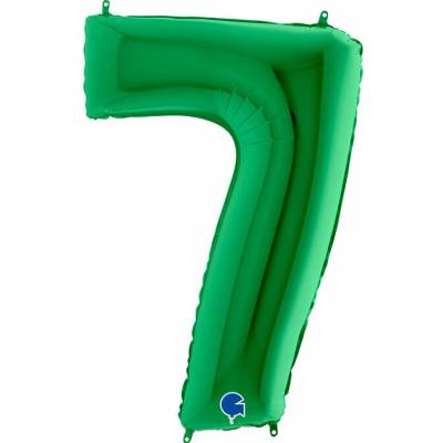 vybavsenaparty Fóliová číslice zelená '7' 102 cm
