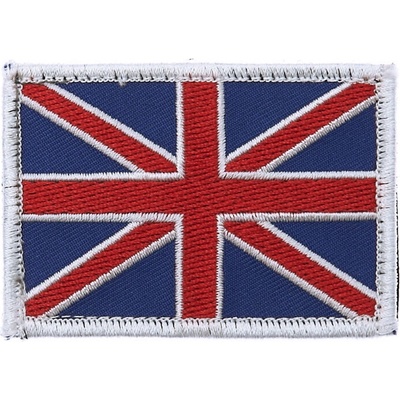 Nášivka textilná 101 Inc vlajka Veľká Británia Velcro - farebná
