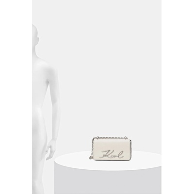 KARL LAGERFELD Кожена чанта Karl Lagerfeld K/SIGNATURE (B1W30046)