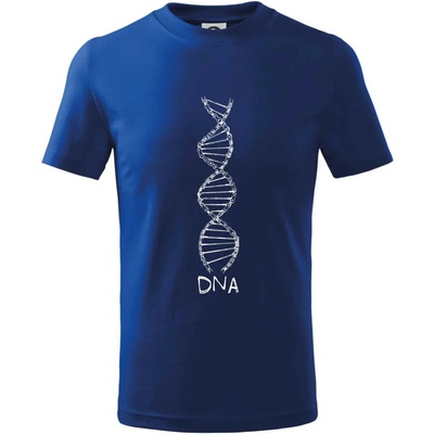 Cyklistovo DNA tričko detské kráľovská modrá