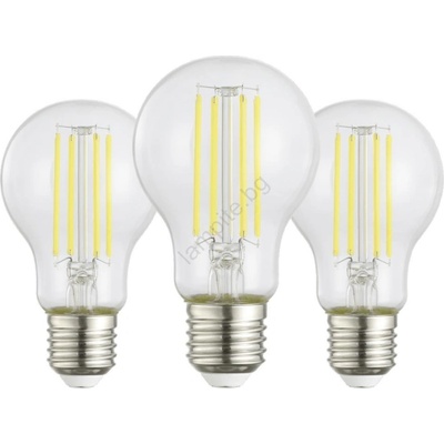 EGLO КОМПЛЕКТ ОТ 3 LED крушки VINTAGE A60 E27/7, 2W/230V 2700K - Eglo 110438 (EG110438)