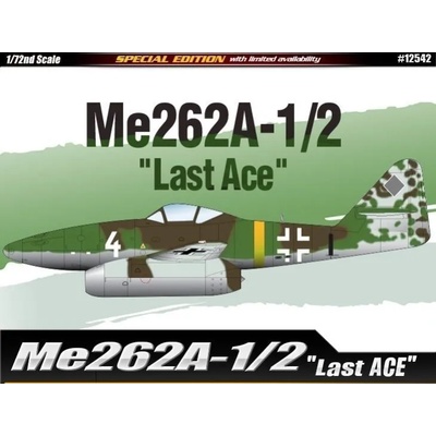 Academy Реактивен самолет Me 262A-1/2 " Last Ace&quot (12542)