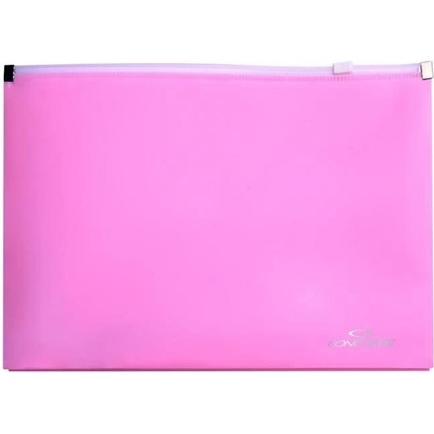CONCORDE Spisové desky se zipem A5, pastel růžová – Zbozi.Blesk.cz