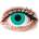 Gelflex CRAZY LENS - Solid Turquoise - дневни с диоптър (2 лещи)