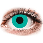 Gelflex CRAZY LENS - Solid Turquoise - дневни с диоптър (2 лещи) - alensa
