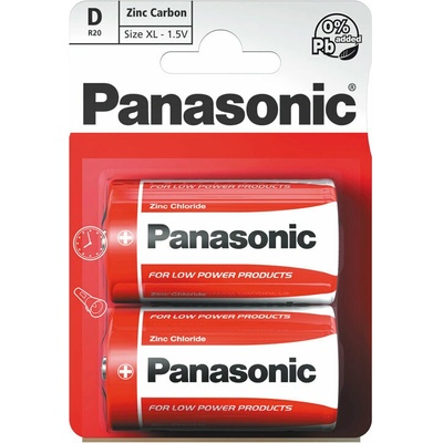 PANASONIC Red Zinc R20RZ/2BP EU D 2ks 330021