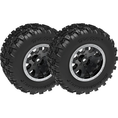 Traxxas Kolesá 2.1/2.6" čierny disk pneumatiky Sledgehammer zadné 2