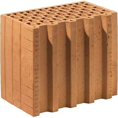 Cihla broušená rohová Porotherm 30 Profi DF R P10/15 300×175×249 mm