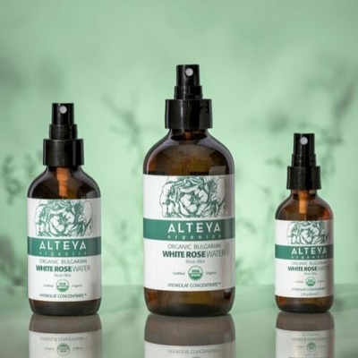 Alteya Růžová voda BIO ve skle 240 ml