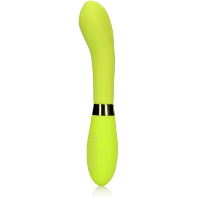 Shots Loveline Silicone G-Spot Vibrator Lime Passion silikónový na bod G 20 x 3,5 cm