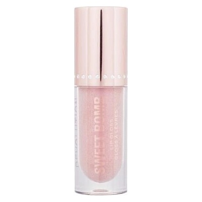 Makeup Revolution Y2k Sweet Bomb trblietavý lesk na pery Vanilla Ice White Holo 4,5 ml