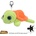 Wild Planet Ключодържател Костенурка 11см, Wild Planet (K8319)