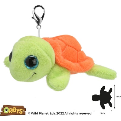 Wild Planet Ключодържател Костенурка 11см, Wild Planet (K8319)