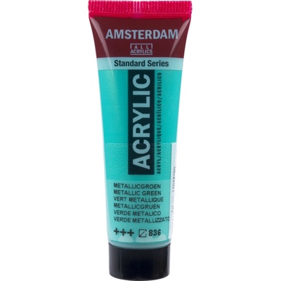 Amsterdam Standard akrylová farba 836 metallic green 20 ml