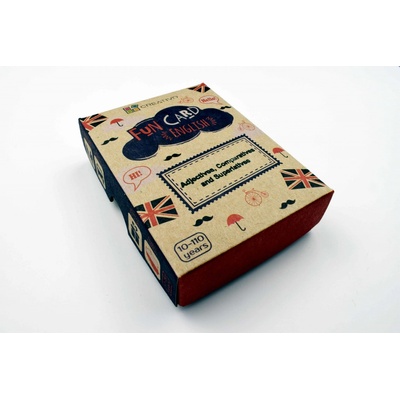 Fun Card English Adjectives, Comparatives and Superlatives