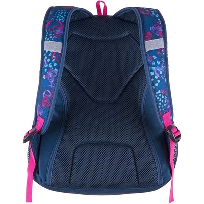 PULSE Раница Teens, на сърца, синьо-розова (1095110520)