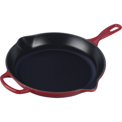 Le Creuset panvica okrúhla na vyprážanie servírovanie červená 23 cm