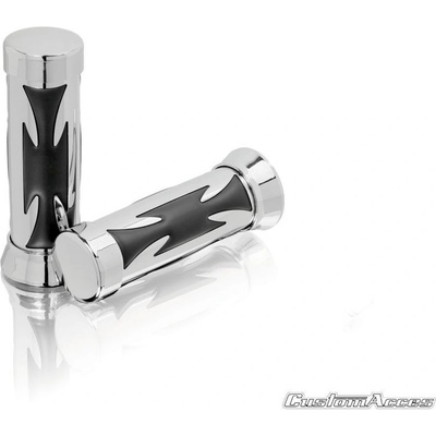 Rukoväte CUSTOMACCES CRUZ DE MALTA PO0011J Nerez d 25,4mm