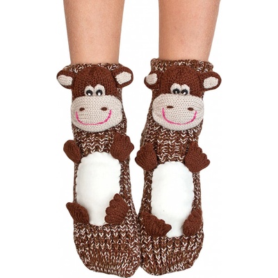 Socks 4 Fun dětské termo ponožky OPICE