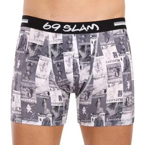 69slam Мъжки боксерки 69SLAM fit playloud magazine 69slam | Siv Mnogotsveten | МЪЖЕ | M