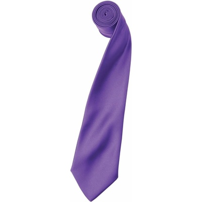 Premier Workwear Pánská saténová kravata PR750 Rich Violet