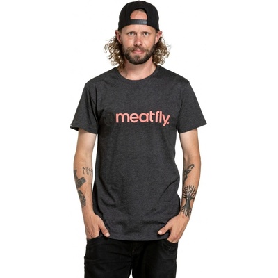 Meatfly Joe Red/Charcoal Heather Červená