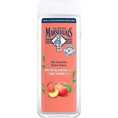 LE PETIT MARSEILLAIS BIO Sprchový krém White peach & Nectarine 400 ml