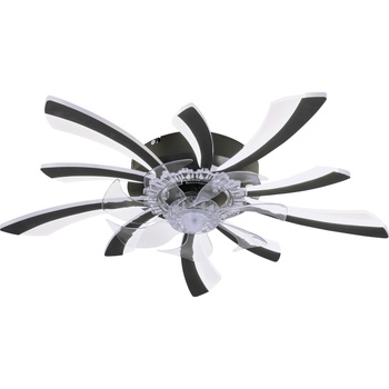 Brilagi LED осветително тяло с вентилатор, 50W, 230V, 3000-6500K, черно+DO (BG1612)