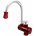 Mixxus Смесител за кухня с батерия, MIXXUS Electra 240-E Red, 3000W, LED дисплей (ET9799)
