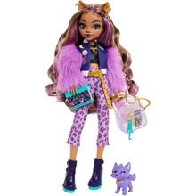 Mattel Monster High Fashion Doll Clawdeen Wolf & Pet Dog Crescent HRP65