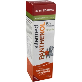 Altermed Panthenol 9% tělové mléko s rakytníkem 230 ml