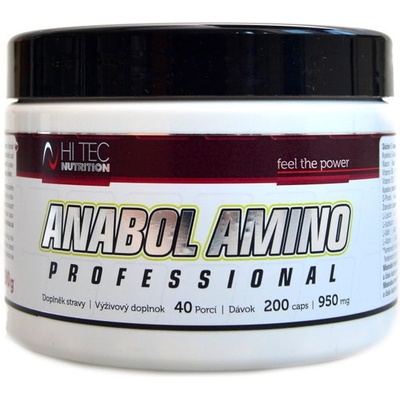 HiTec Nutrition Anabol Amino Professional 200 kapslí