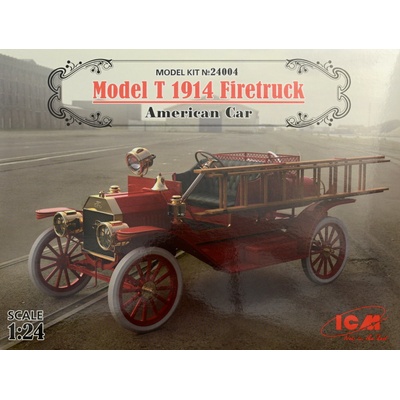 ICM Model T 1913 Firetruck American Car 1:24